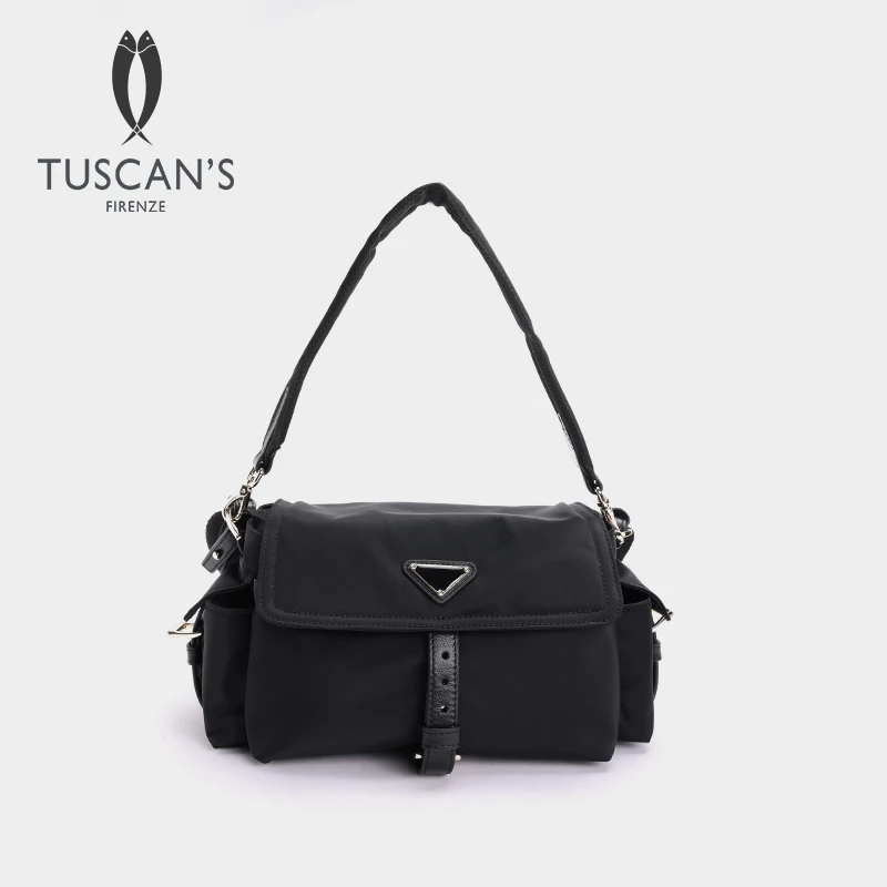 TUSCAN'S斜挎包休闲百搭波士顿包包简约斜跨时尚小众单肩包