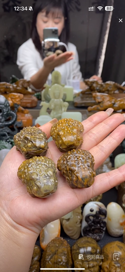 和田玉金蟾,超棒金蟾,特价福利,随机发货