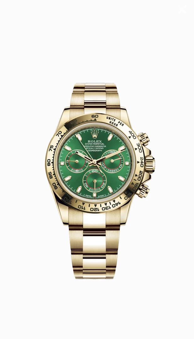 99新 Rolex/劳力士 116508绿金迪-23年全套全长双吊牌