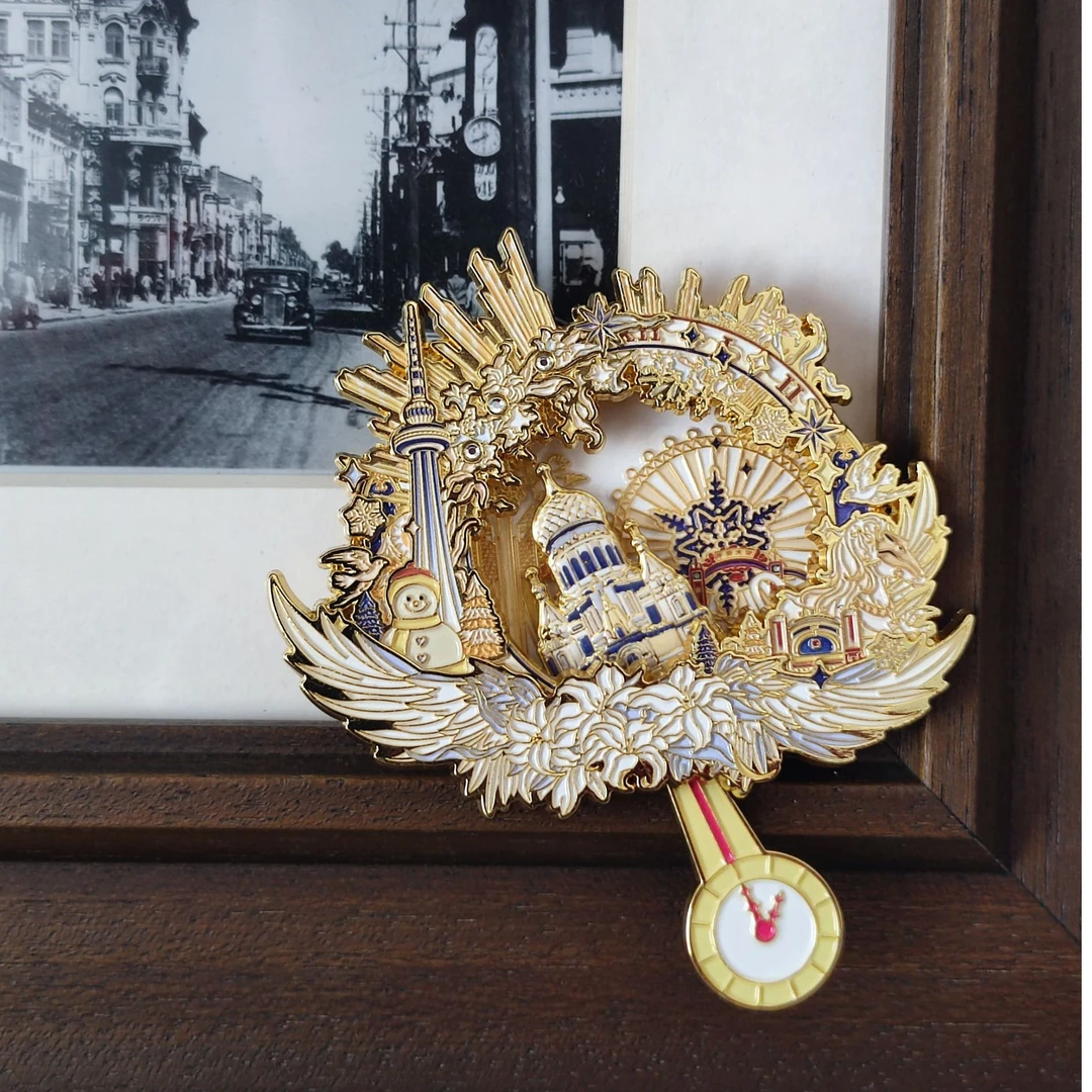 华章冰城·钟摆冰箱贴 （AR款）