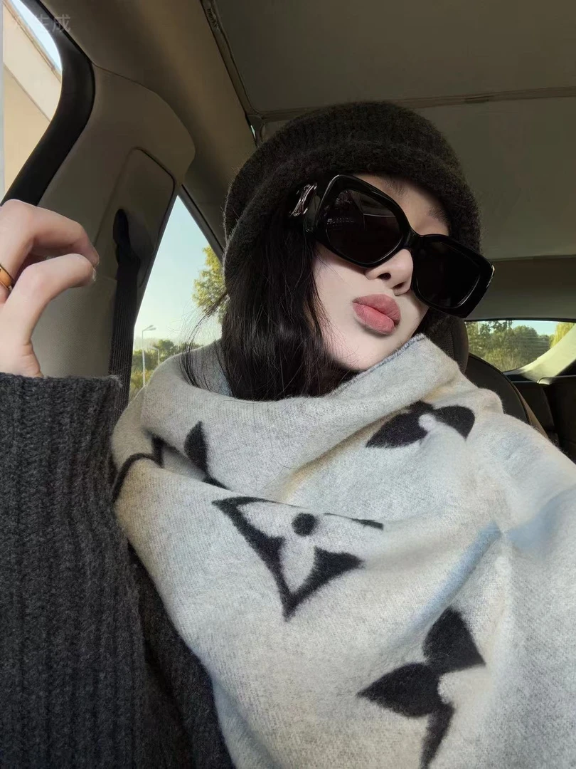 【品质芯片款】羊绒围巾厚款秋冬男女百搭经典色