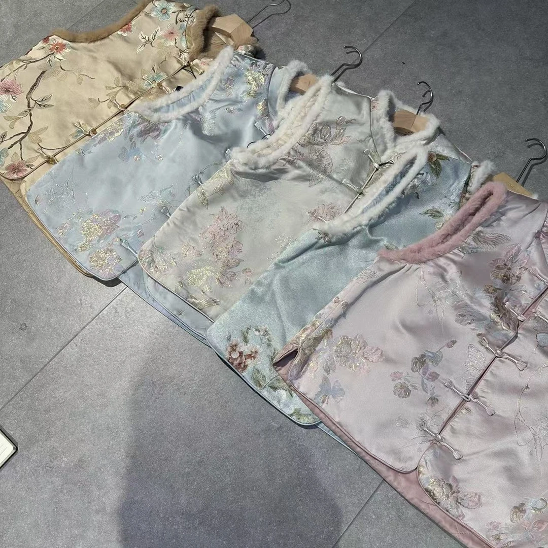 1226【冯七七】新款中式国风马甲