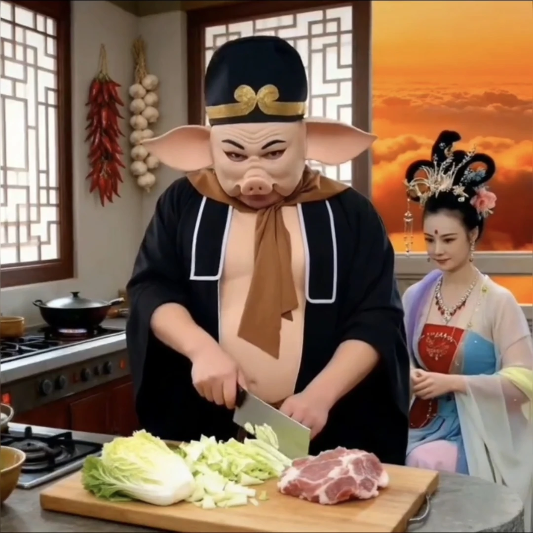 猪八戒全套服装西游记师徒衣服婚庆主持喜公公开业活动庆典演出服