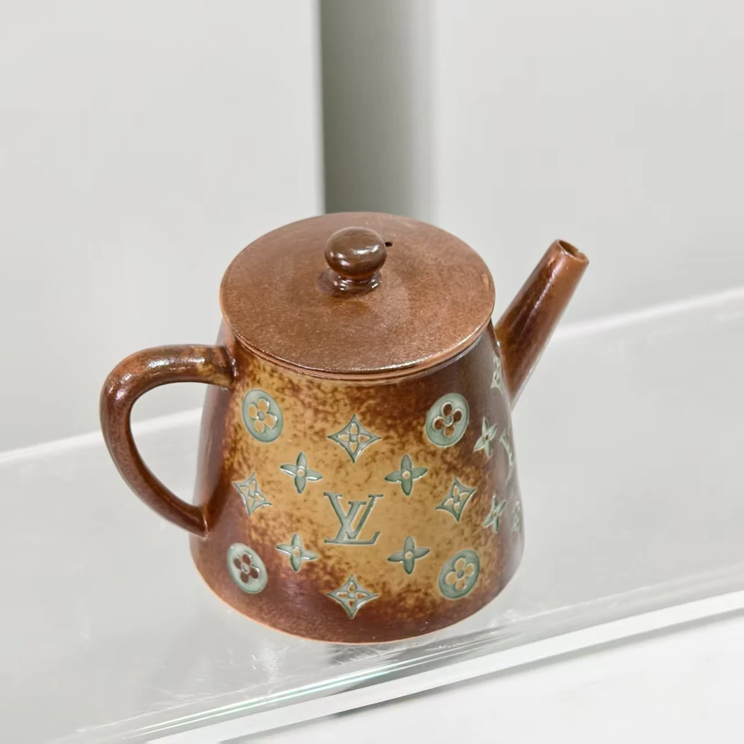 喜物 周光勇手工杯茶具宝象茶壶