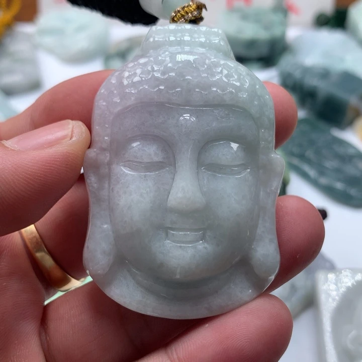 颈饰未镶嵌翡翠保真天然a货翡翠