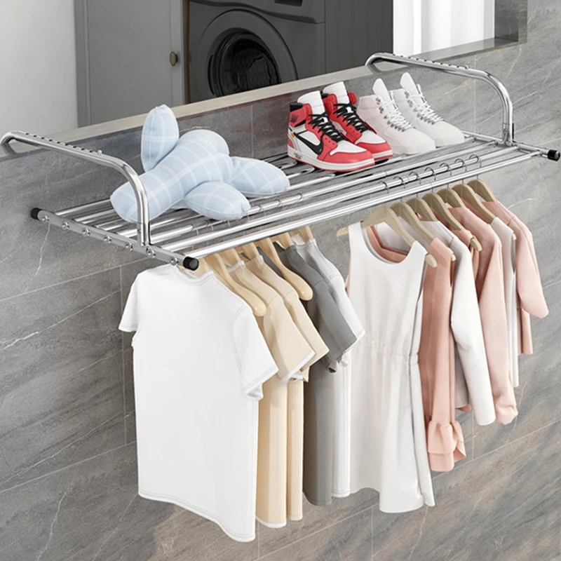 阳台晾衣神器防盗网窗户护栏杆晾衣架挂室外家用挂钩凉晒鞋置物架