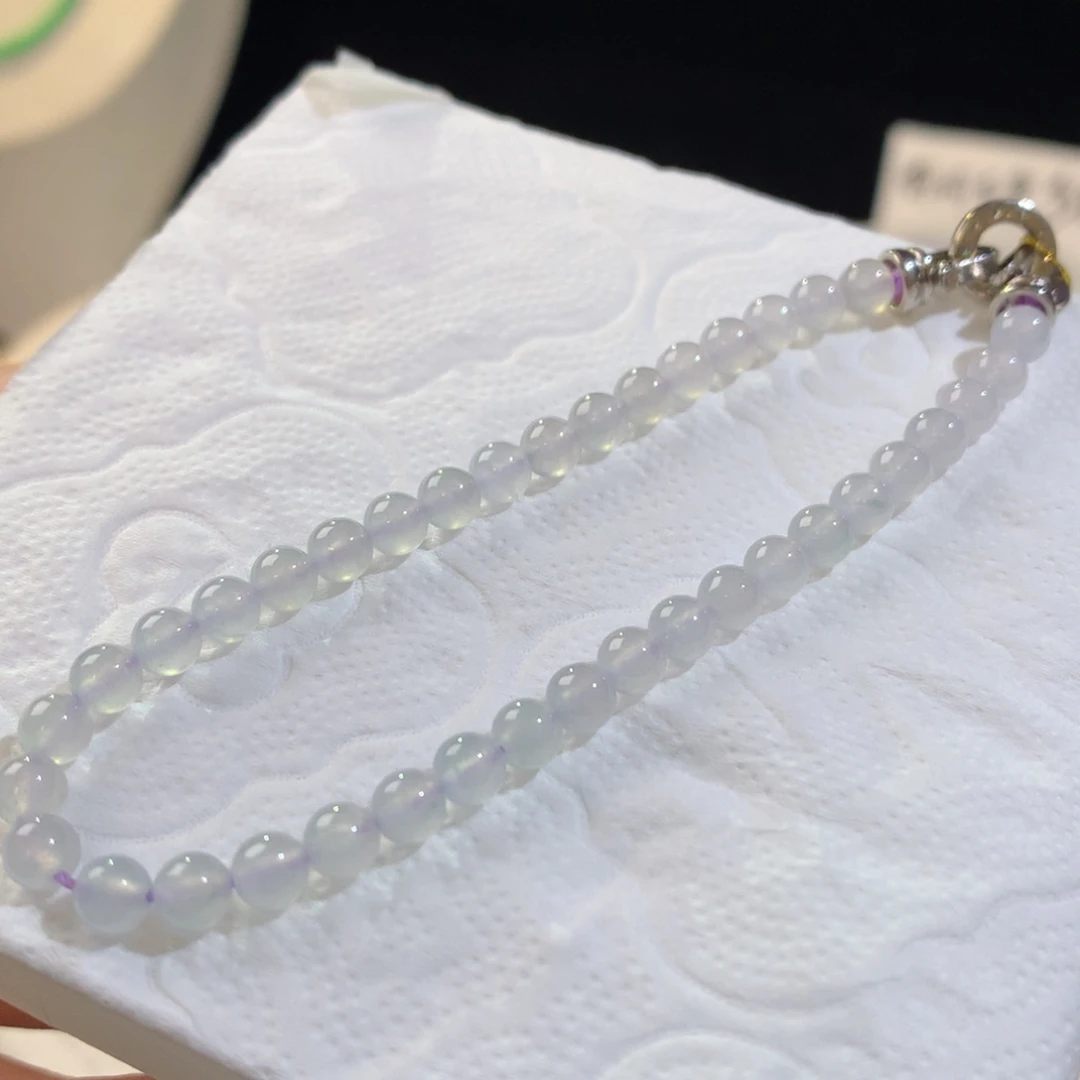 翡翠散珠果冻莫兰迪色调  毛货定制