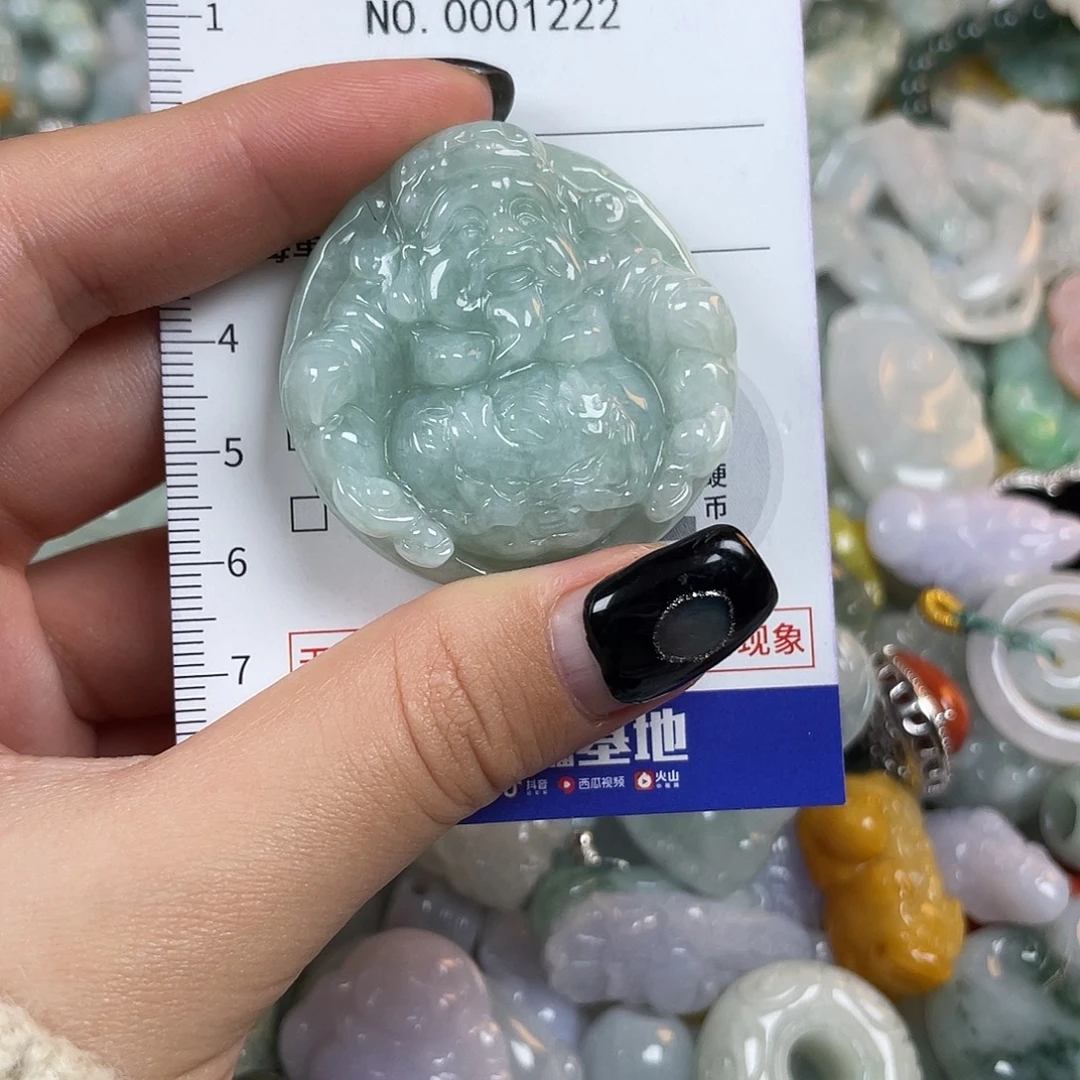 翡翠未镶嵌颈饰1222