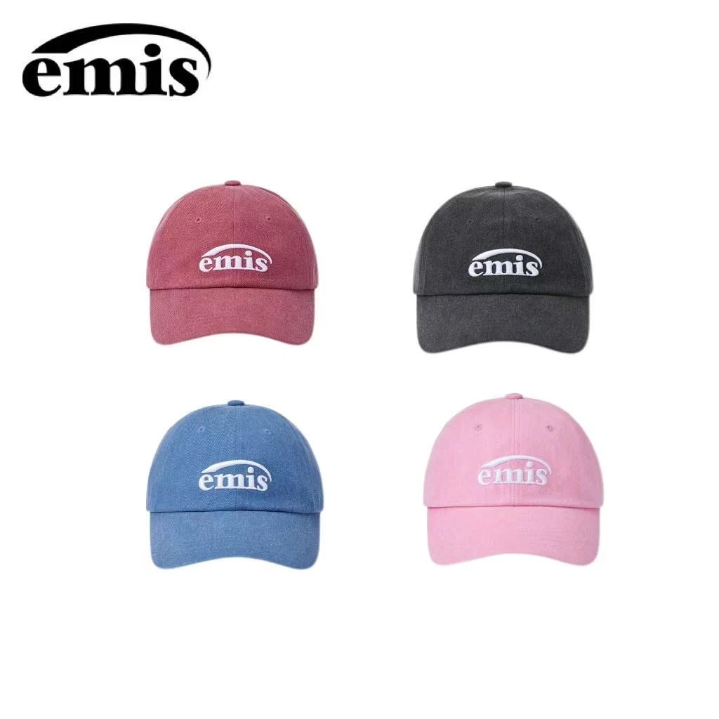 emis帽子新标染料棒球帽女时尚鸭舌帽男时尚复古软顶水洗【Amo】