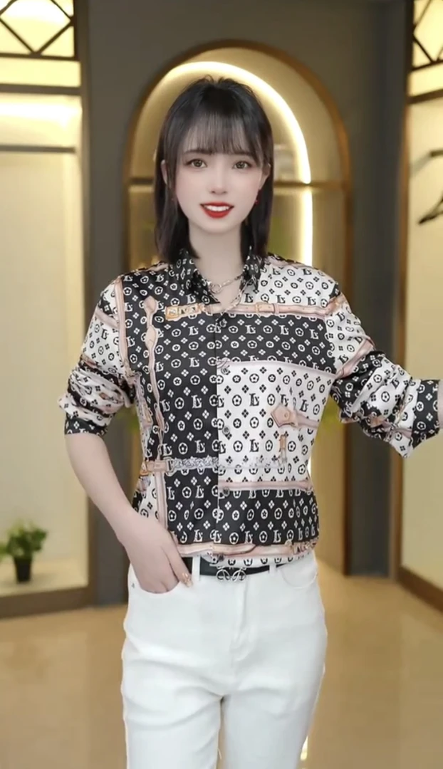 【娇姐男装】202男士潮流欧货衬衣显瘦气质时尚百搭春季长袖衬衫