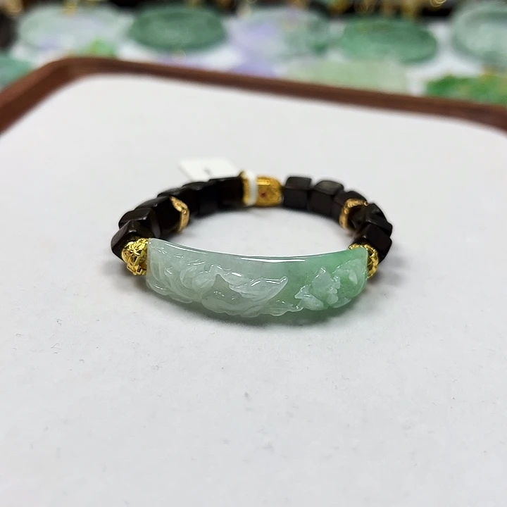 未镶嵌手链翡翠手牌