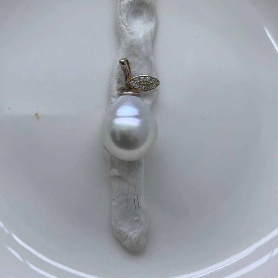 海水珍珠裸珠澳白裸珠11.5