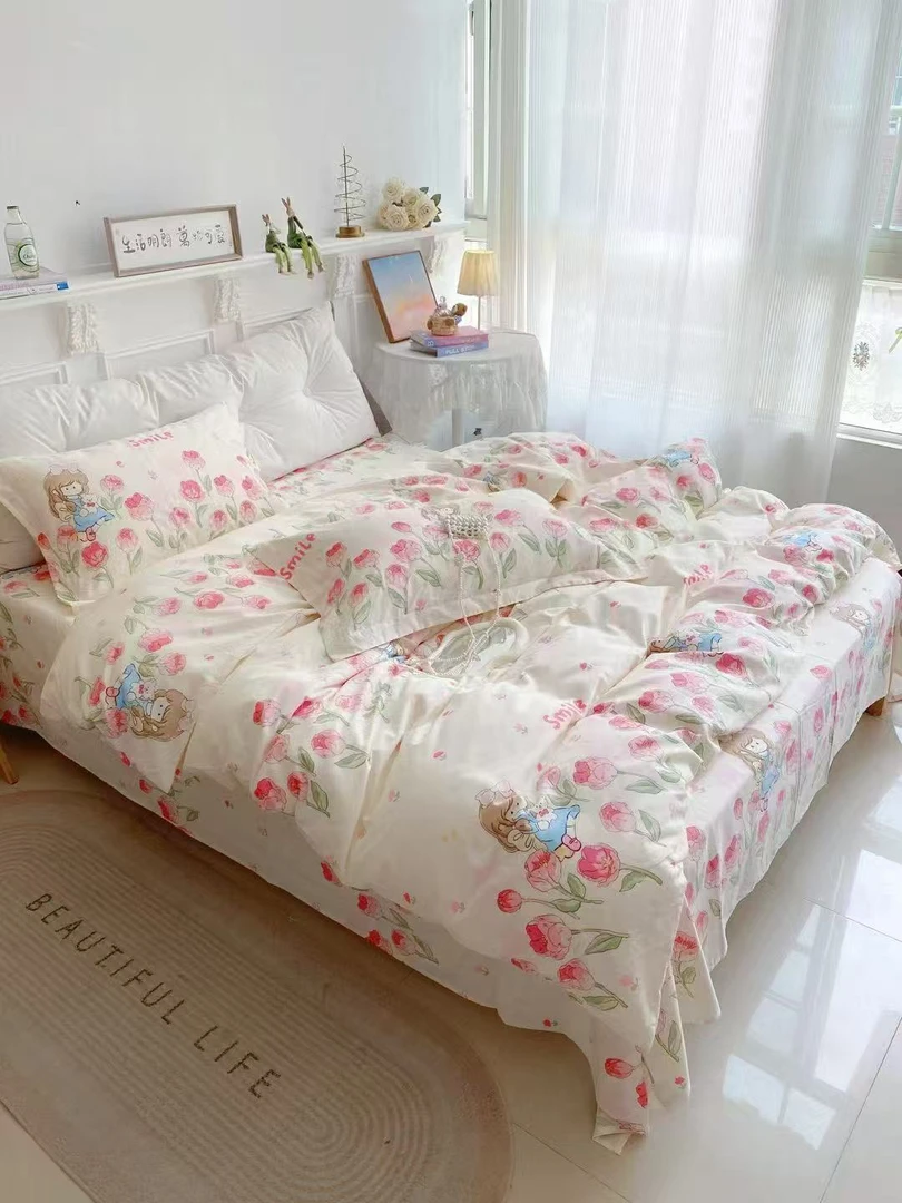 清！小玲子 特价断码 YNK 全棉纯棉工艺款 三件套四件套