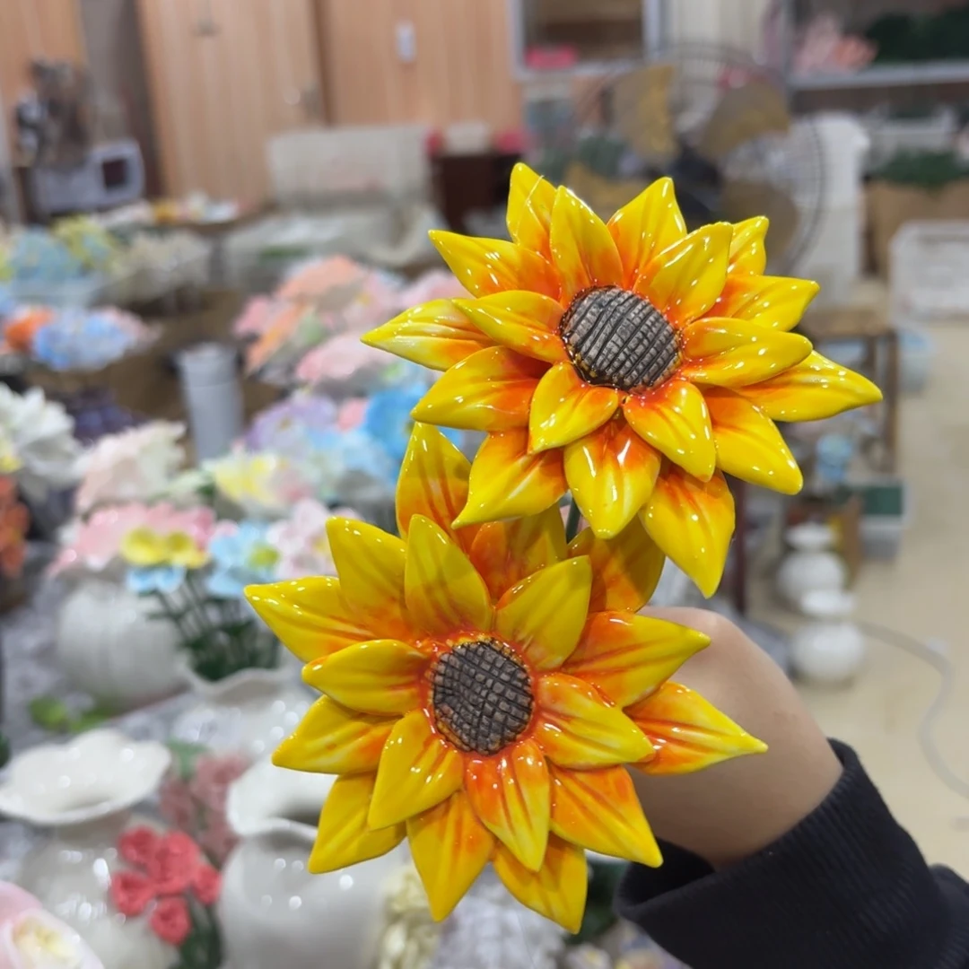 陶瓷花，20发货，退款拉黑