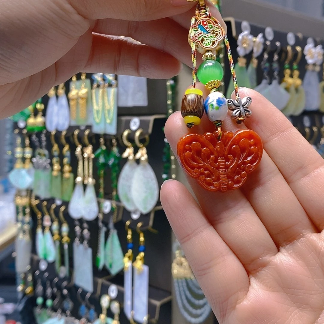 未镶嵌翡翠耳饰翡翠