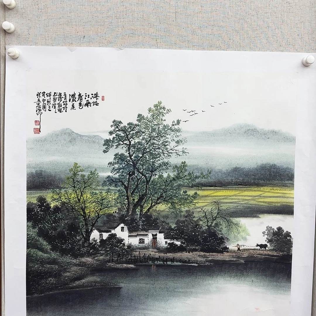 国画国画纯手绘作品请放心收藏