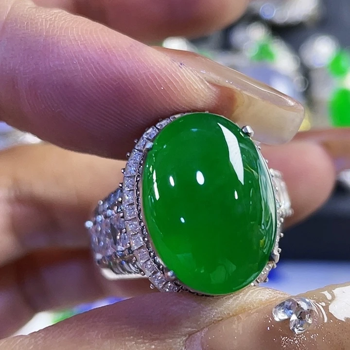 糖***8定制翡翠未镶嵌85546638665589