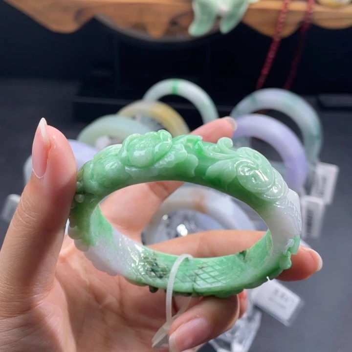 定制翡翠翡翠手镯未镶嵌