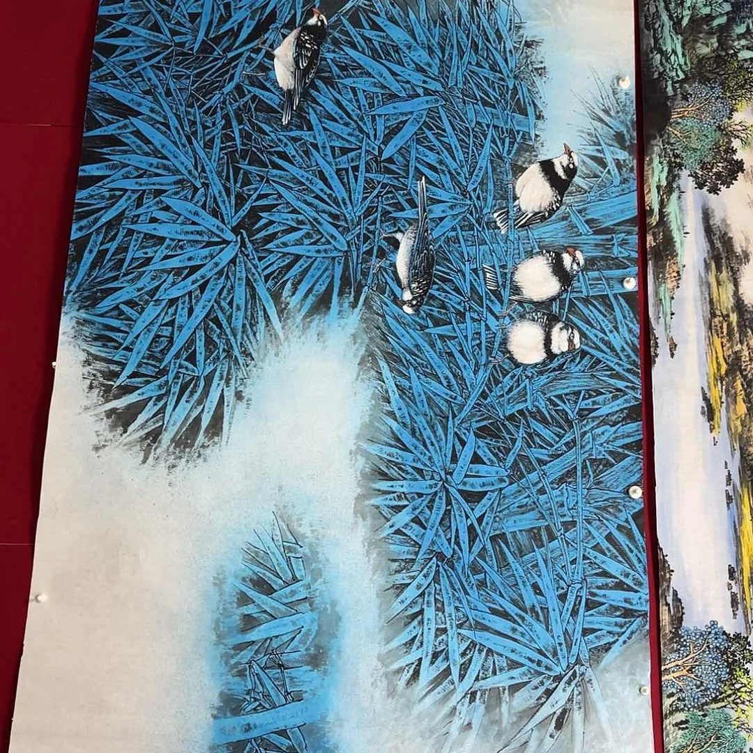 青***墨国画纯手绘国画作品