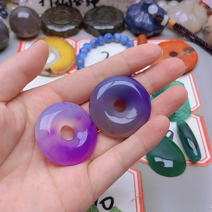 【闪购商品】未镶嵌玛瑙/玉髓珠宝半成品言*玉