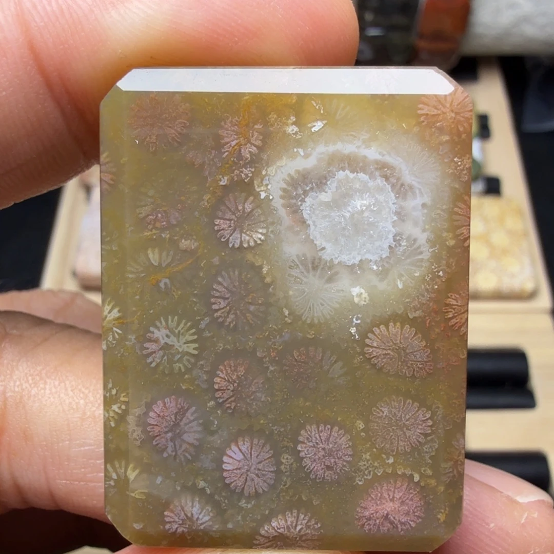 硅化玉未镶嵌纯天然色有机玉石保真色瑕疵特价不退换
