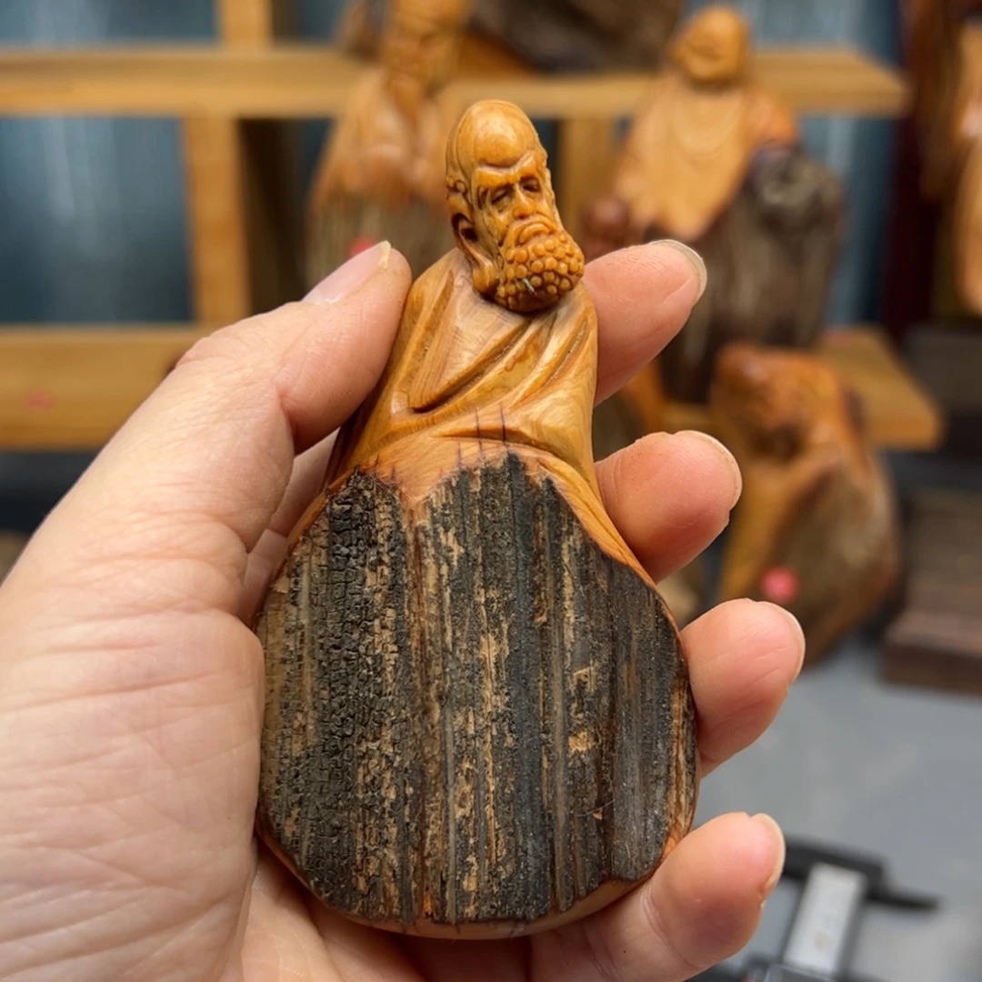 柏木崖柏木摆件手把件，88