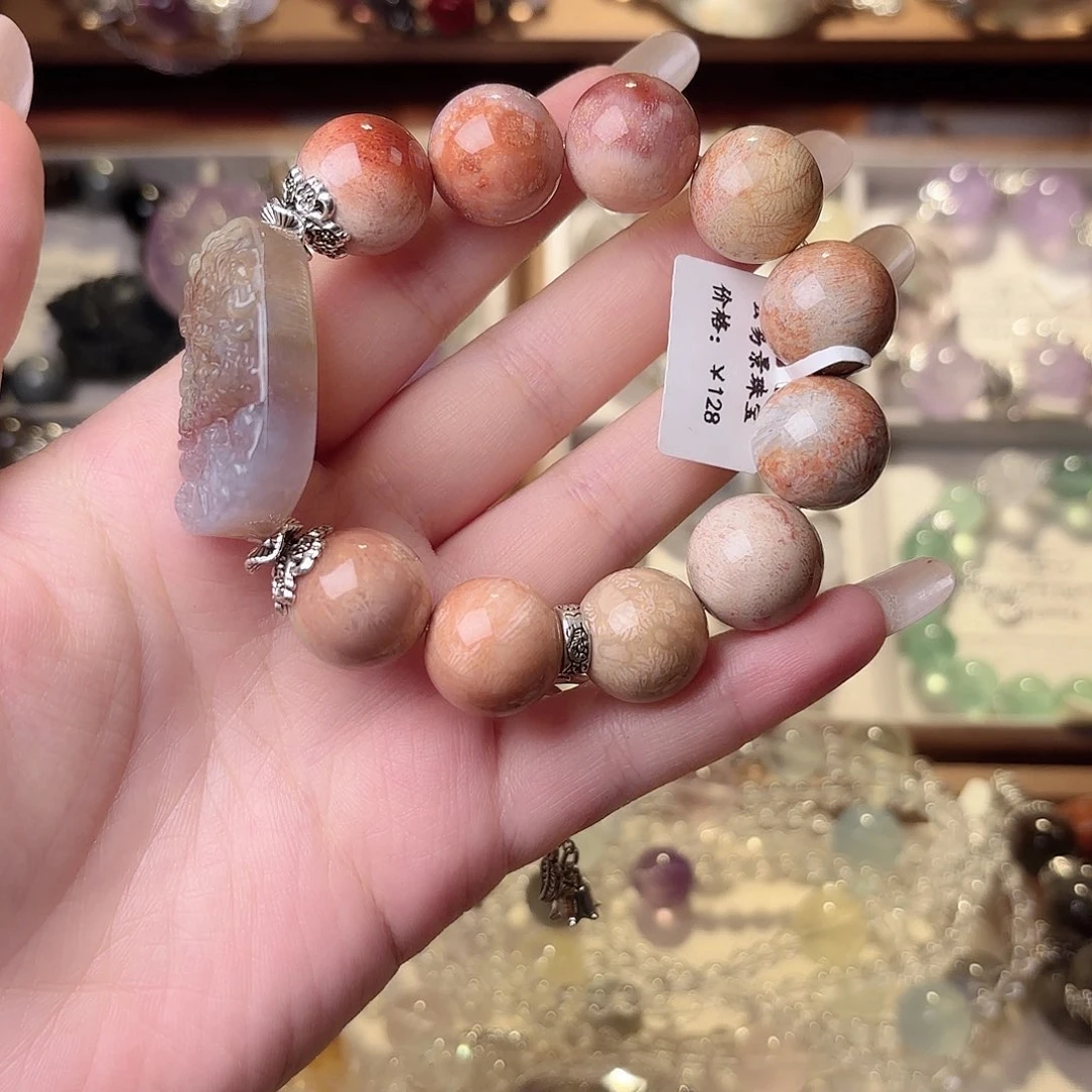 釋***-水晶手链合金手串