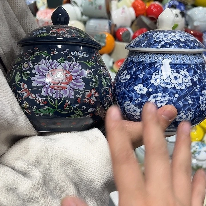 茶叶罐陶瓷家用储物罐瑕疵福利品介意勿拍