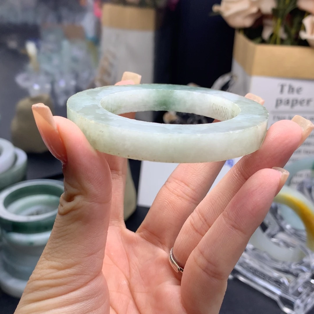 定制翡翠50-57圆条未镶嵌