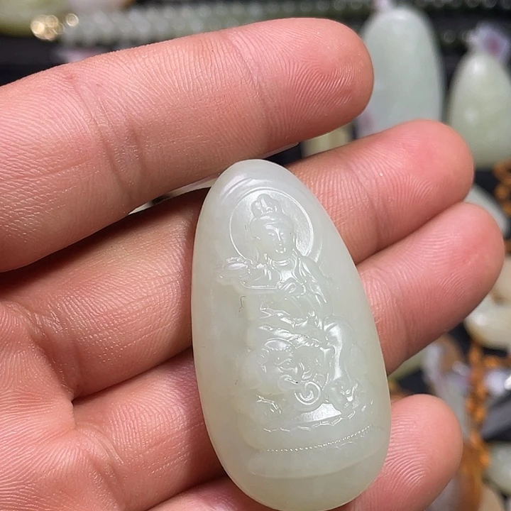 和田玉（糖玉）未镶嵌吊坠(不含链)吊坠