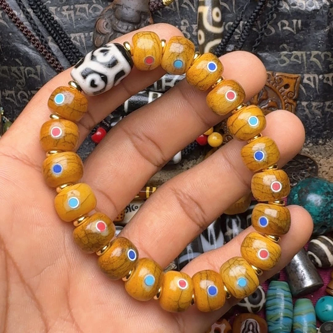 金刚菩提手串牦牛骨