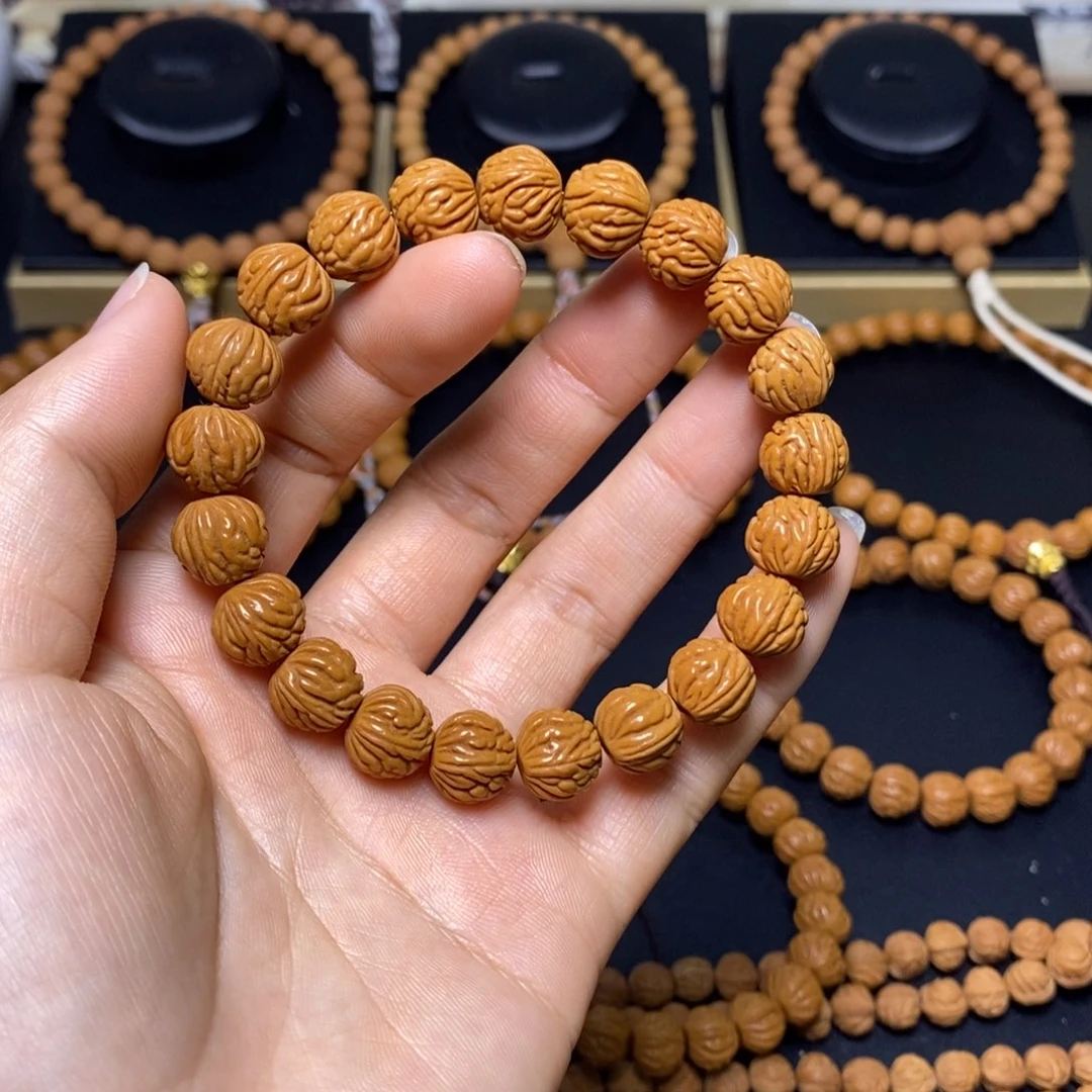 杨***子桃核手串秦岭文玩桃核手串