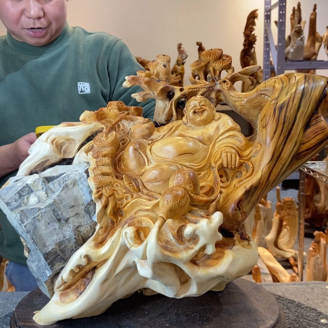 柏木（崖柏）太行崖柏根雕摆件