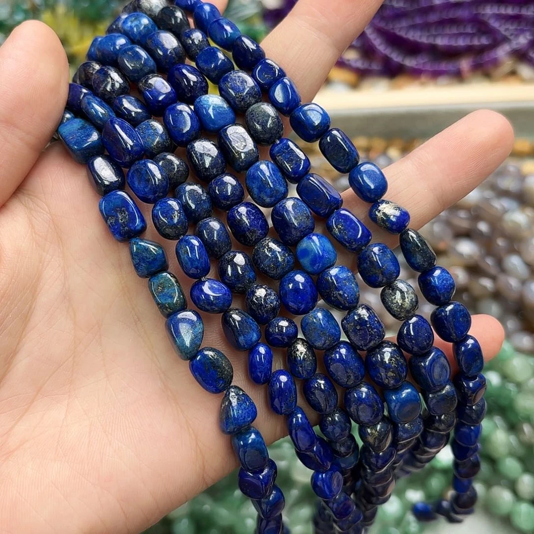 玛瑙/玉髓未镶嵌珠宝半成品8-10青金随行一条