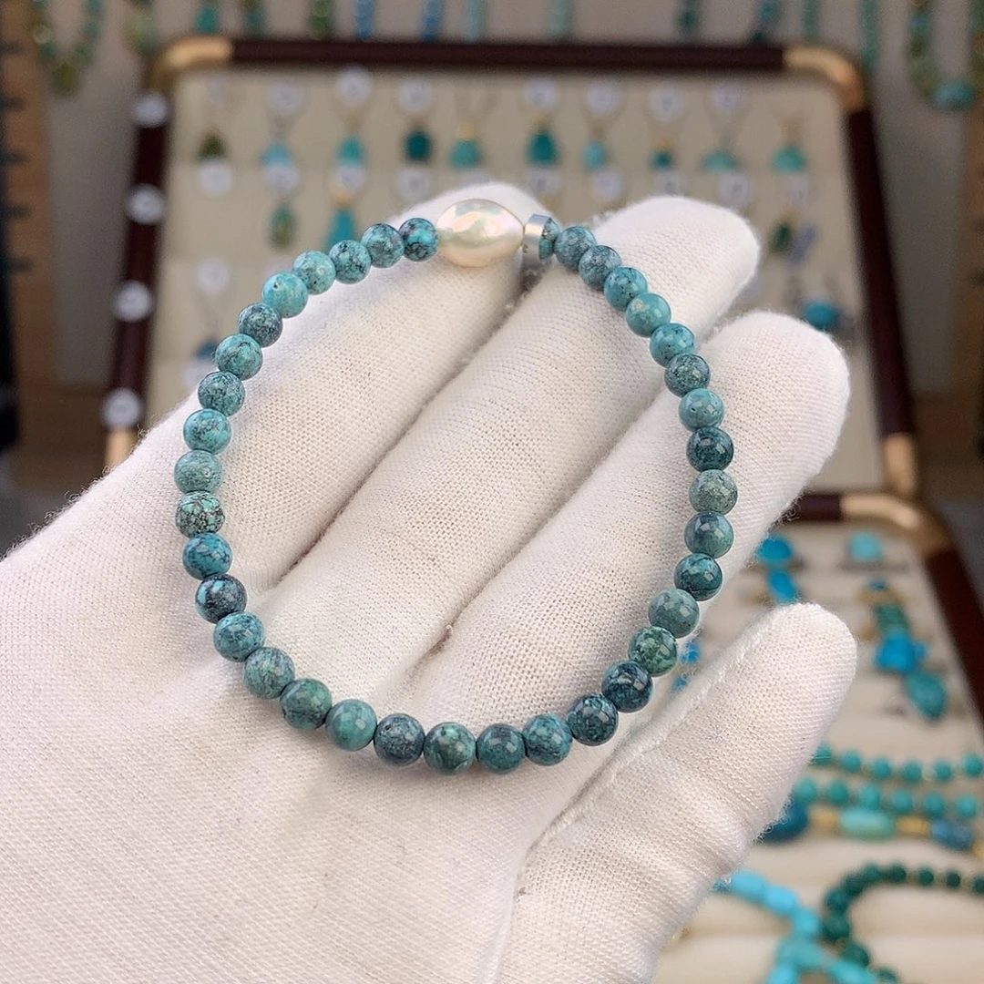 绿松石未镶嵌手链