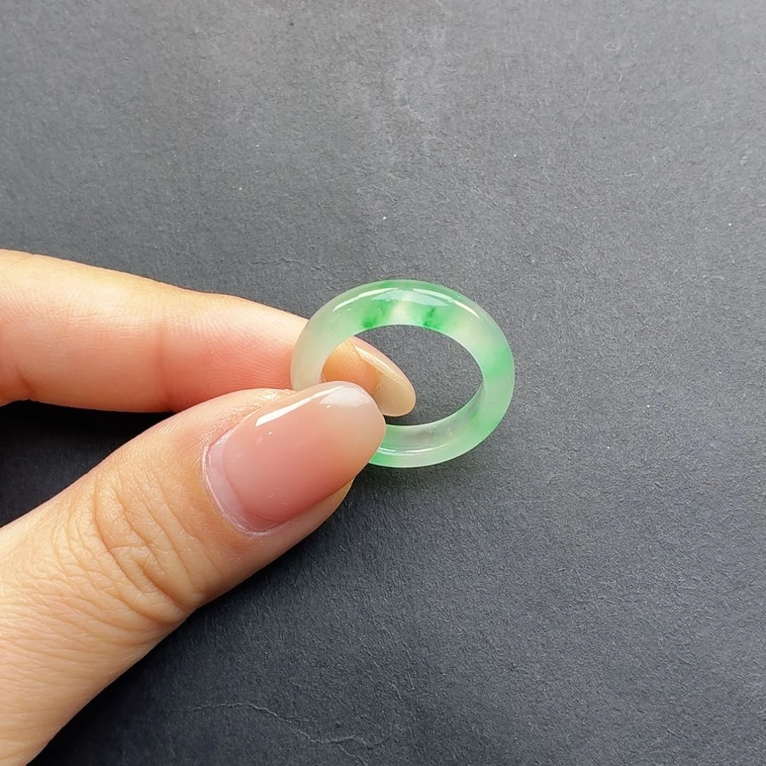 石英质玉未镶嵌戒指13号