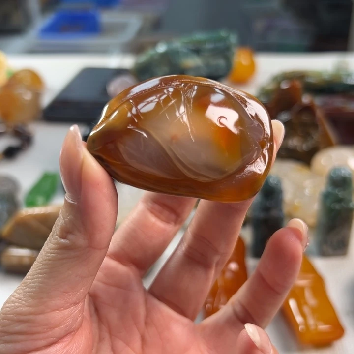 玛瑙/玉髓吊坠(不含链)未镶嵌