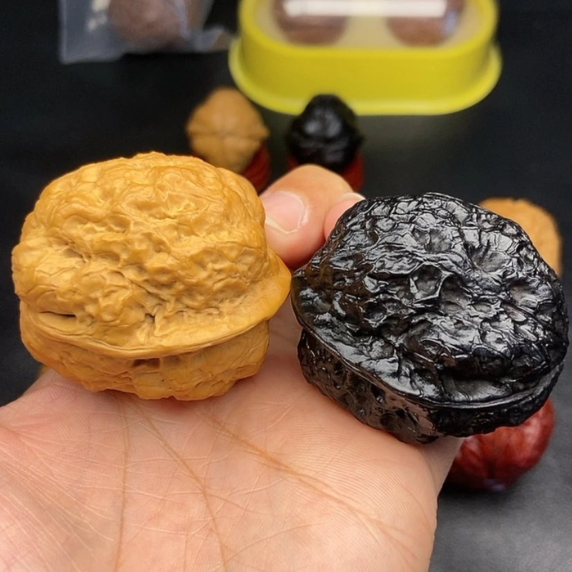 【闪购商品】把件文玩核桃43尺金蟾王59.6克