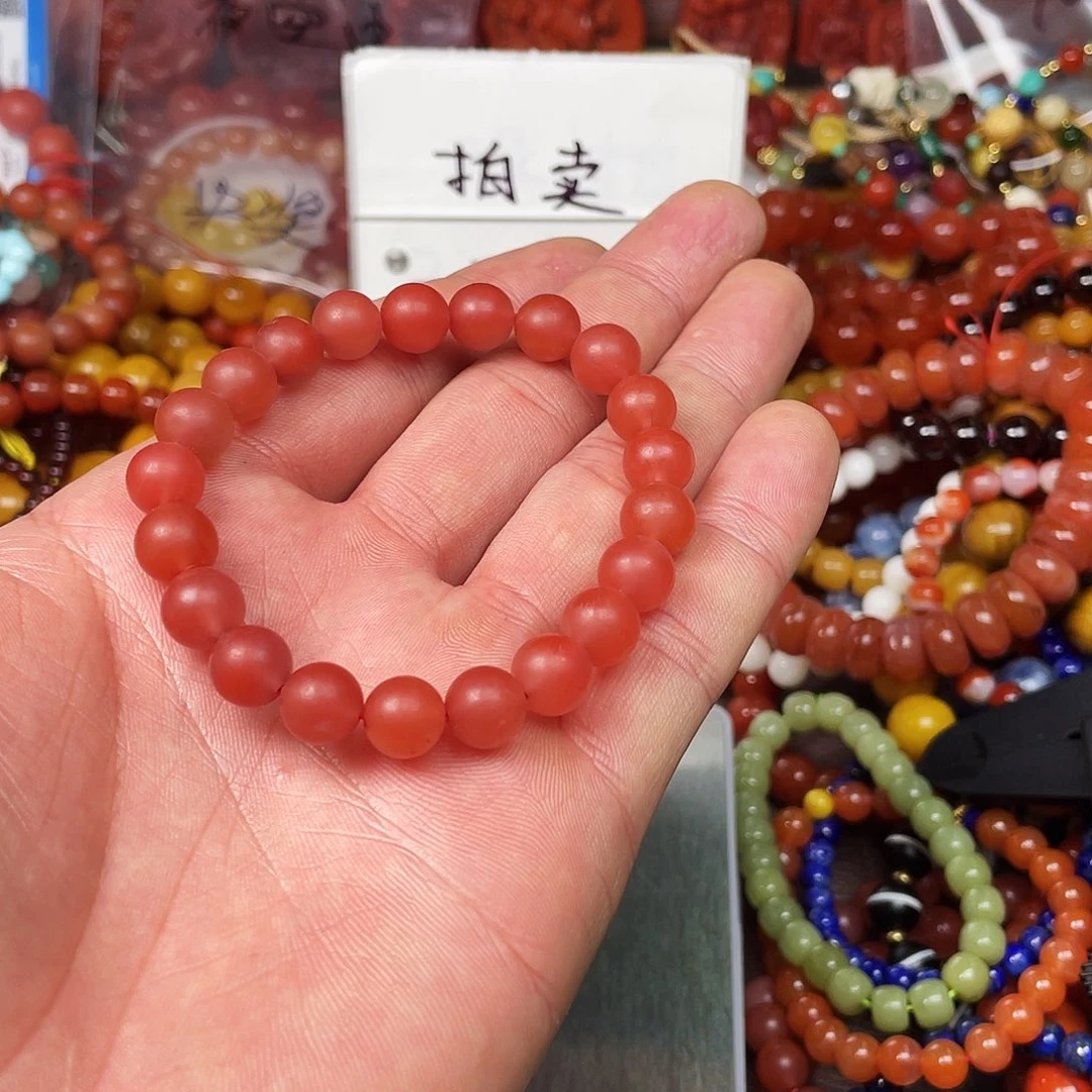 时***店玛瑙/玉髓未镶嵌手链55097