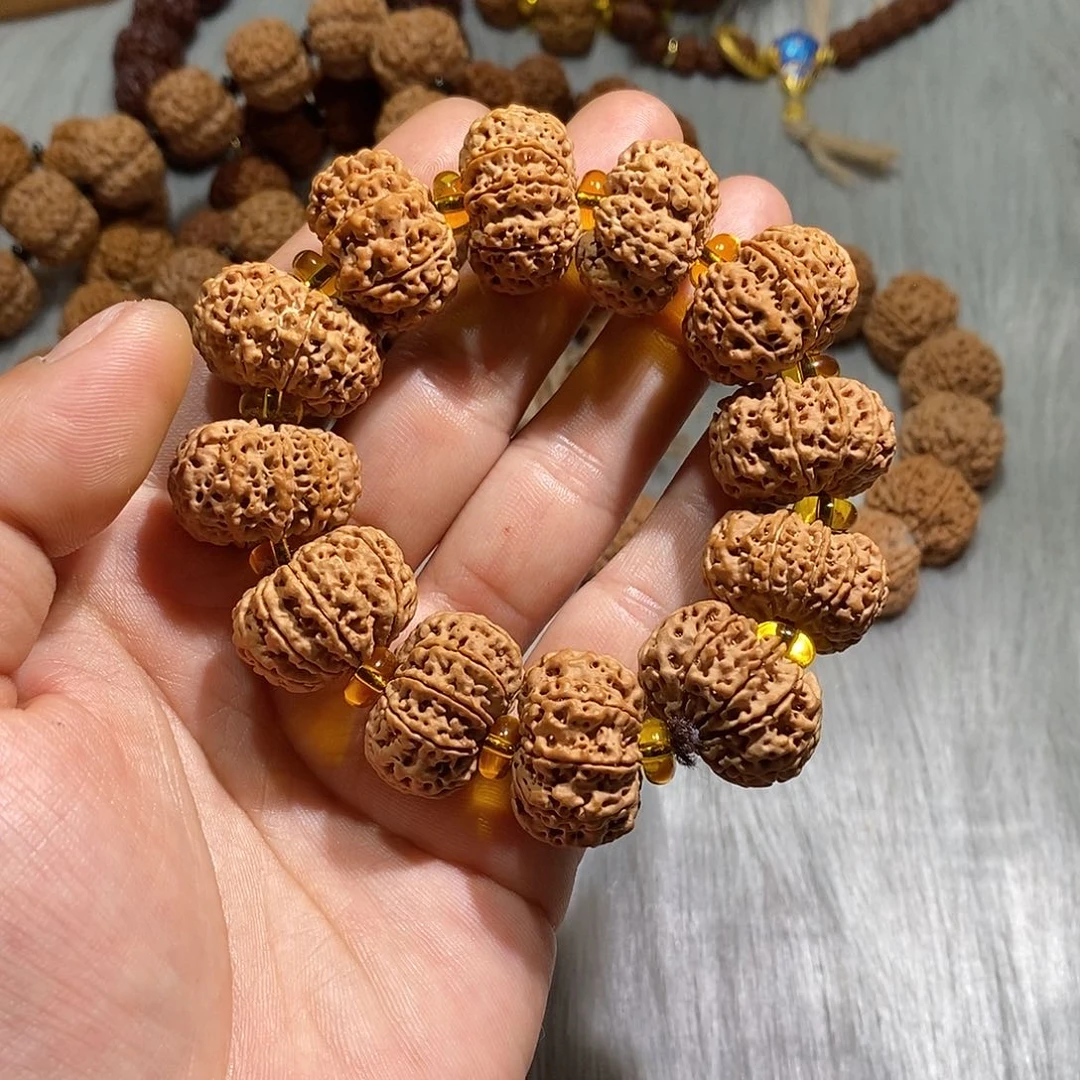 金刚菩提手串米**杉9瓣23毫米手串