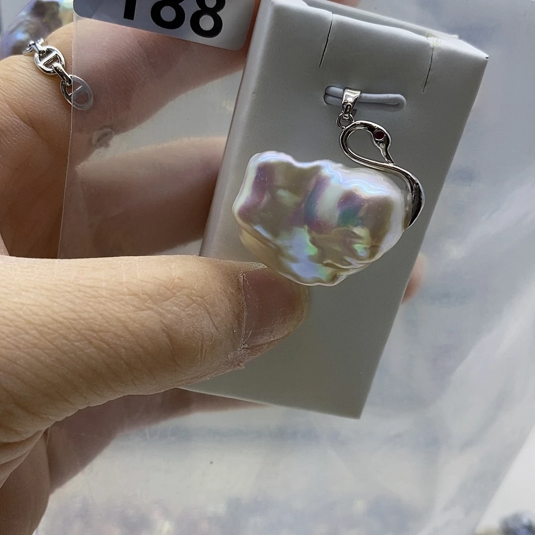 颈饰合金淡水珍珠