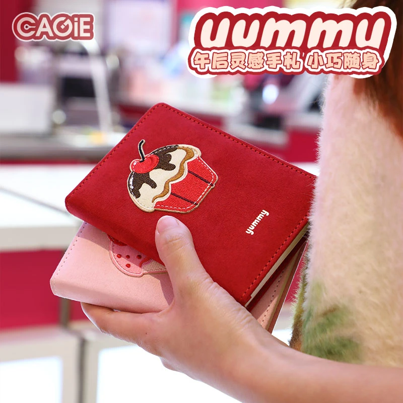 CAGIE/卡杰A7手账本空白芯旅游盖章随身小口袋记事本迷你笔记本子