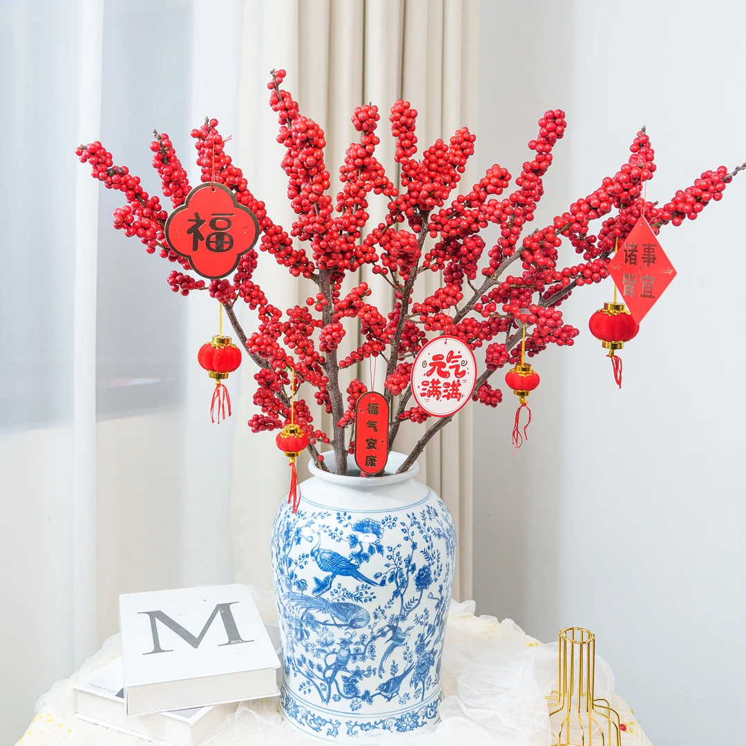 【思芹花卉|天物AA级北美冬青80cm左右】精品水培鲜切年宵顺丰空运