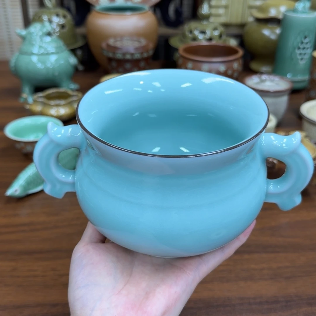 青瓷杯子微杯子杯子