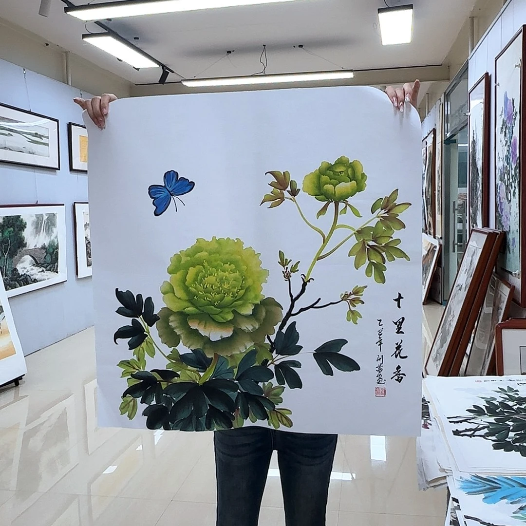 国画国画作品多次