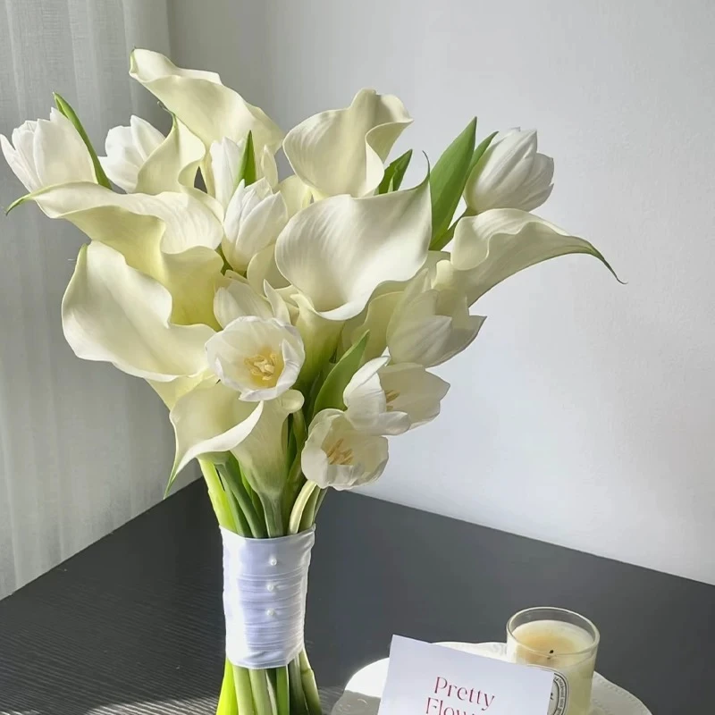 【AAA级】【稀有】马蹄莲手捧花典雅高贵奢华 云南基地直发