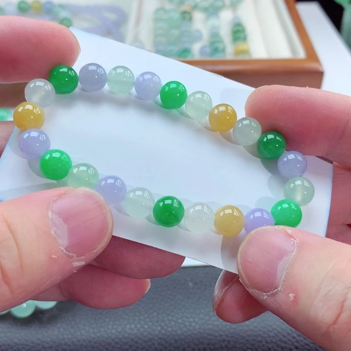 未镶嵌手链翡翠翡翠