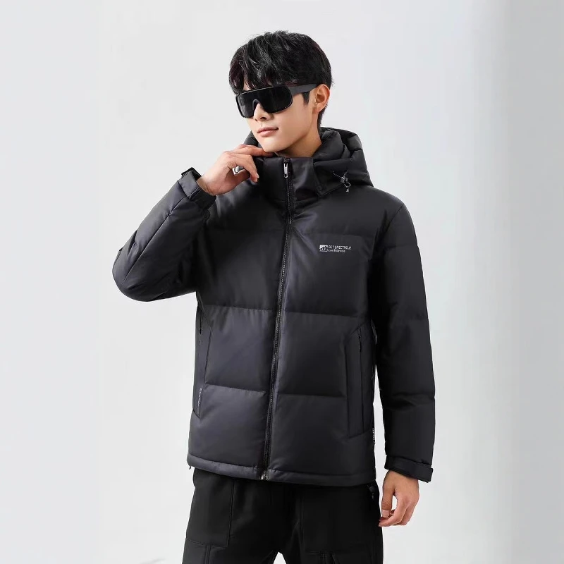【90国标高克重款皮鹅绒】【极寒系列】男士羽绒服-68009