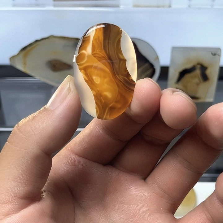 玛瑙/玉髓未镶嵌吊坠(不含链)