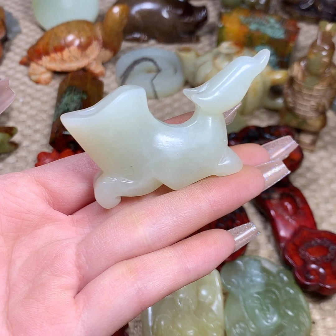 白玉菩提吊坠挂件